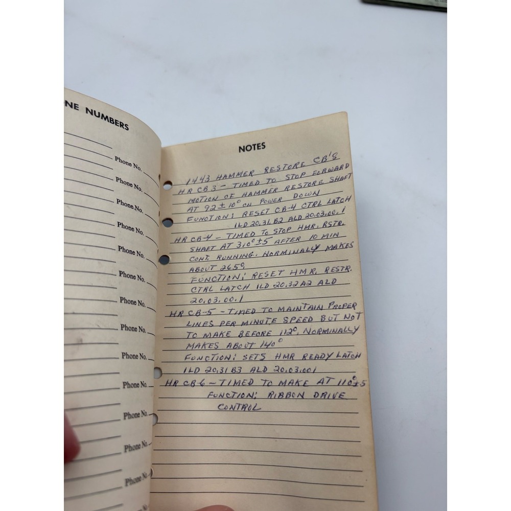 IBM Customer Engineering 1440/1460 Pocket Reference Manual Vintage 1964 - Picture 4 of 4